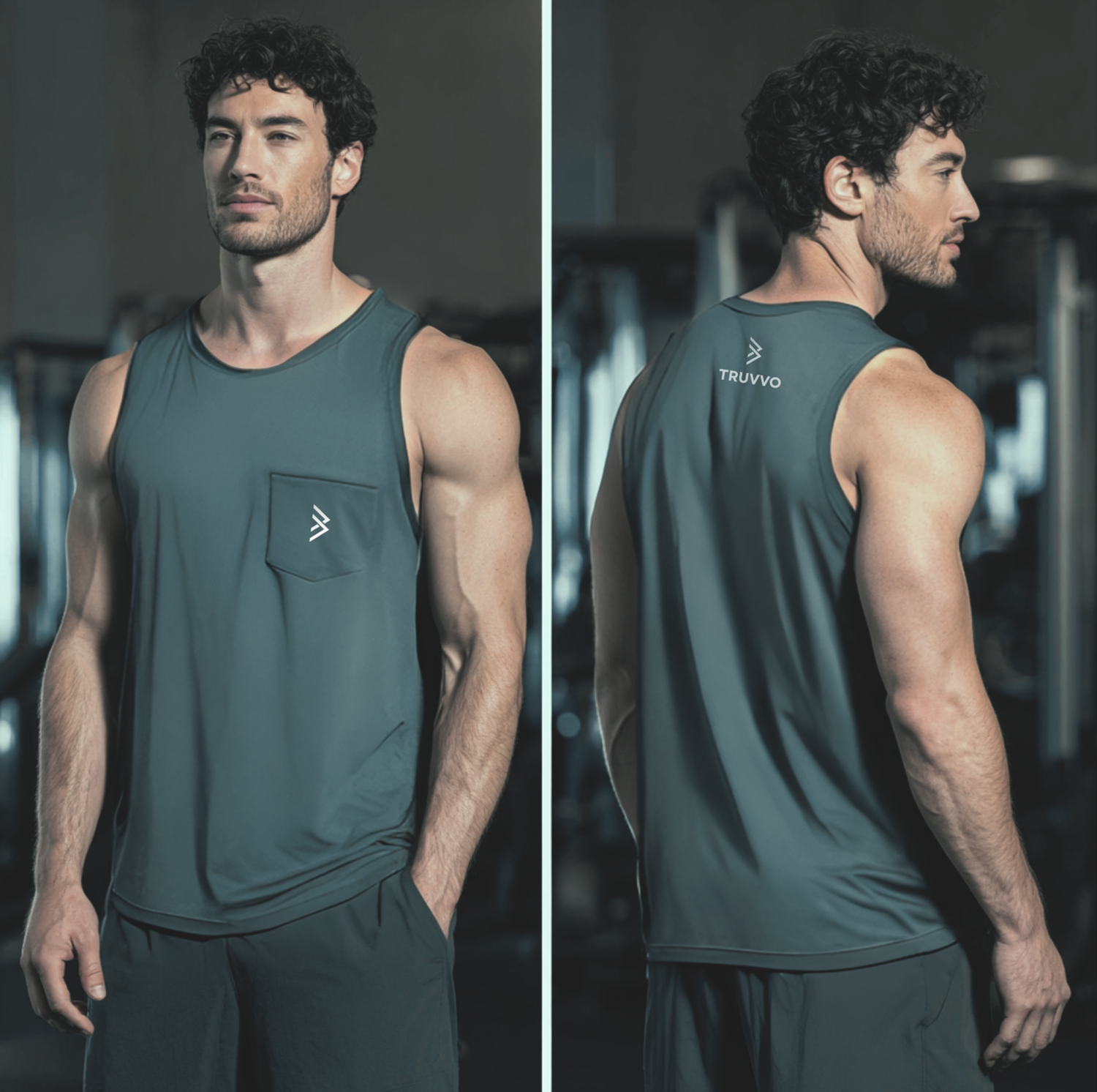 Men’s Pocket Tank Tee - Green