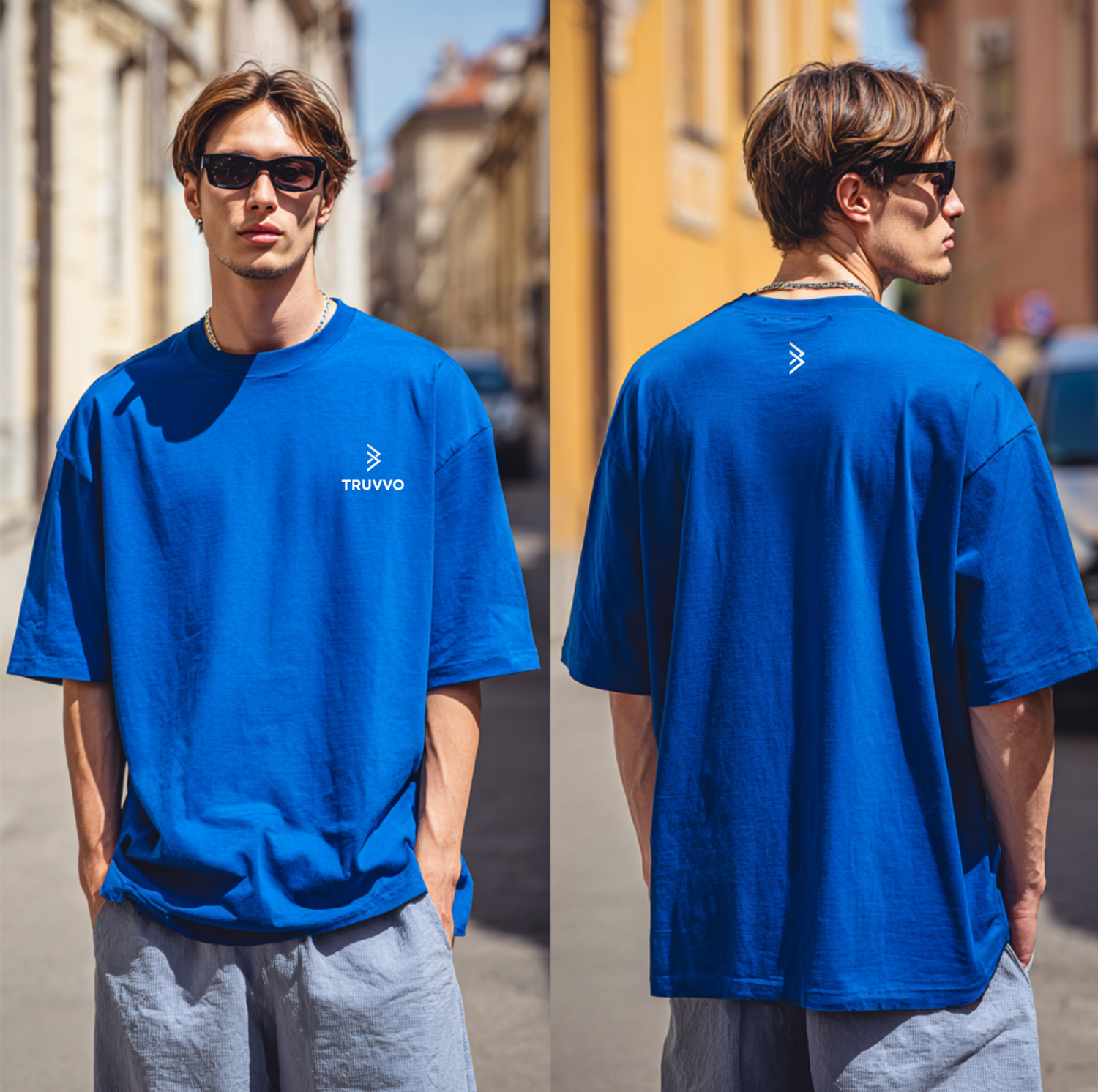 Men’s Oversized T-Shirt - Blue